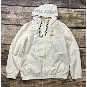 Looney Tunes Members Only Jacket Mens Small Windbreaker Graphic Mesh Lining